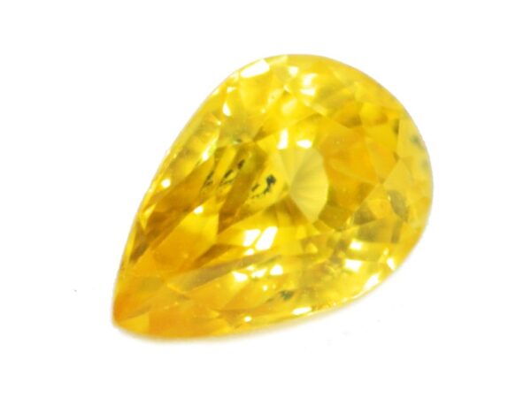 YELLOW SAPPHIRE DEEP YELLOW 0.96 Cts NATURAL SRI LANKA LOOSE GEMSTONE 21280 - Image 3