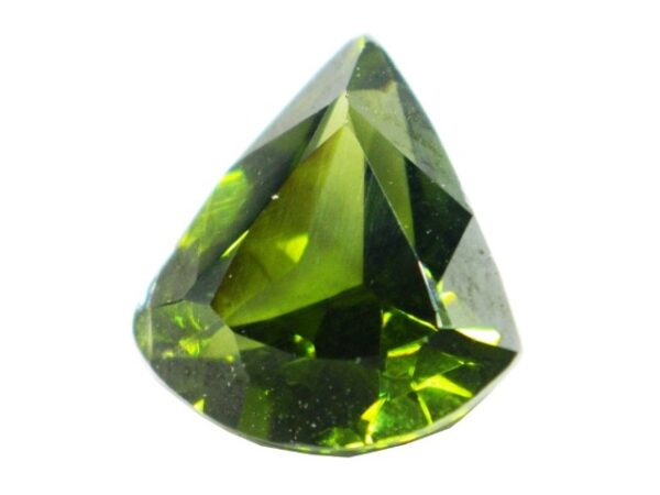 GREEN ZIRCON DEEP GREEN 2.13 Cts NATURAL SRI LANKA LOOSE GEMSTONE - 21358 - Image 2