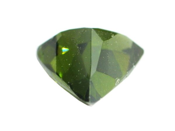 GREEN ZIRCON DEEP GREEN 2.13 Cts NATURAL SRI LANKA LOOSE GEMSTONE - 21358 - Image 3