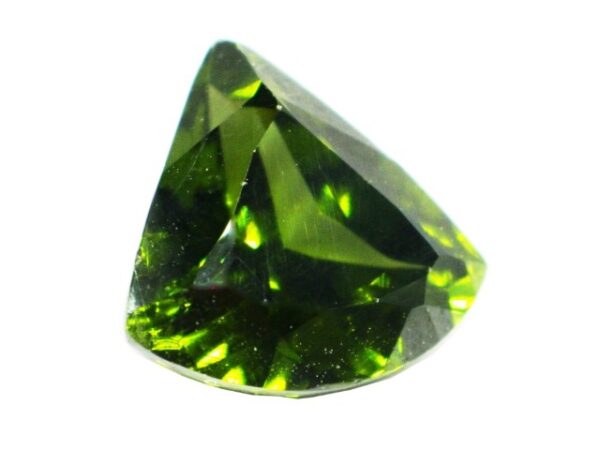 GREEN ZIRCON DEEP GREEN 2.13 Cts NATURAL SRI LANKA LOOSE GEMSTONE - 21358 - Image 4