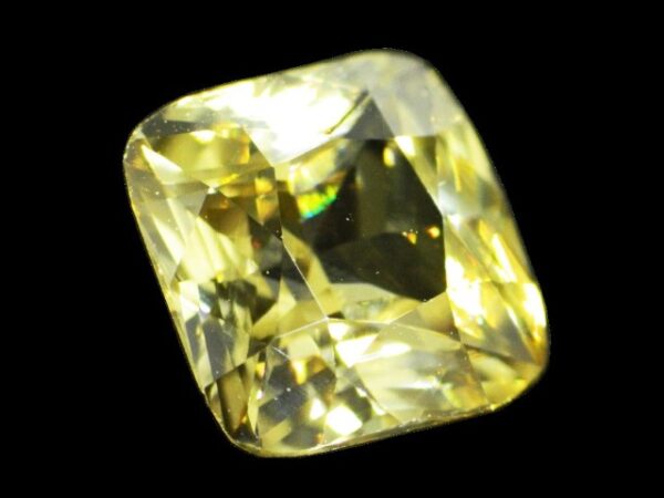 ZIRCON YELLOW 3.07 Cts NATURAL SRI LANKA LOOSE GEMSTONE 21375 - Image 2