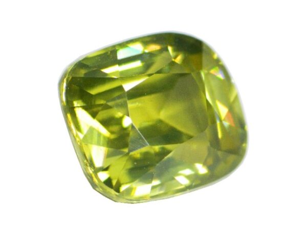 ZIRCON YELLOW GREEN 3.45 Cts NATURAL SRI LANKA LOOSE GEMSTONE 21376 - Image 2