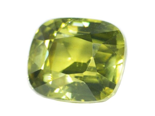 ZIRCON YELLOW GREEN 3.45 Cts NATURAL SRI LANKA LOOSE GEMSTONE 21376 - Image 4