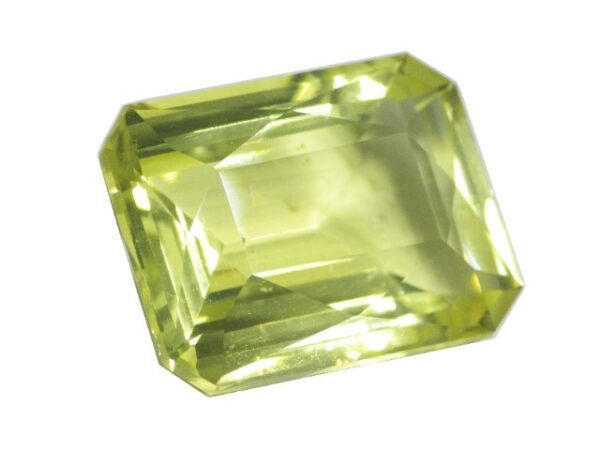 LIME CITRINE LIME GREEN 12.18 Cts NATURAL SRI LANKA LOOSE GEMSTONE - 21386 - Image 2