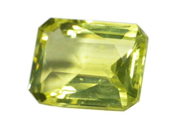 LIME CITRINE LIME GREEN 12.18 Cts NATURAL SRI LANKA LOOSE GEMSTONE - 21386 - Image 4