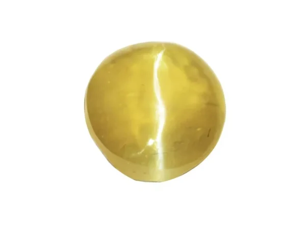 CHRYSOBERYL CATS EYE 1.08 Cts OVAL SHAPE NATURAL SRI LANKA LOOSE GEMSTONE 20539 - Image 2