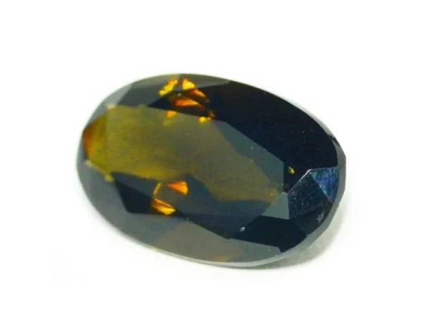 NATURAL GLASS OBSIDIAN TWIN RAY 3.41 CTS - SRI LANKA LOOSE GEMSTONE - 18256 - Image 2