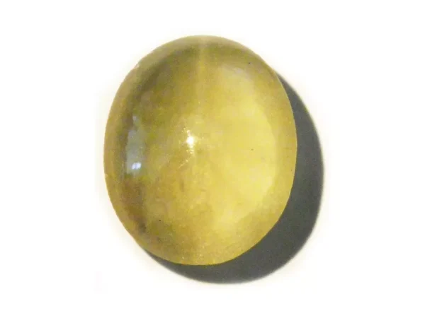 APATITE CATS EYE 10.11 CTS - OVALCUT CEYLON LOOSE GEM -19248