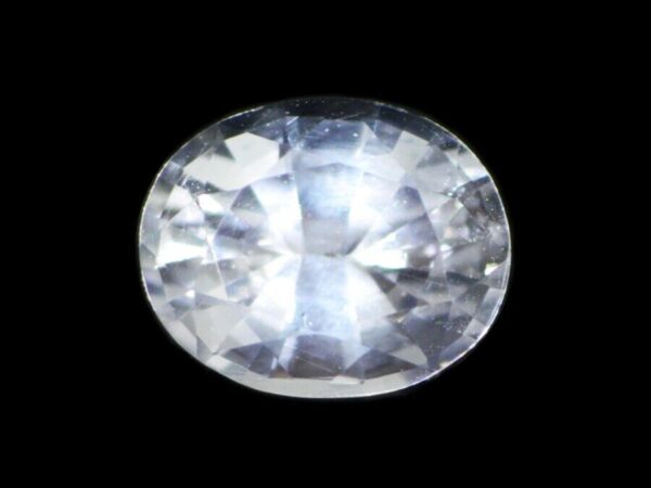 WHITE SAPPHIRE OVAL CUT 0.67 CTS - NATURAL SRI LANKA LOOSE GEM - Clearance Sale