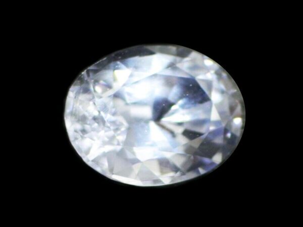 WHITE SAPPHIRE OVAL CUT 0.67 CTS - NATURAL SRI LANKA LOOSE GEM - Clearance Sale - Image 4