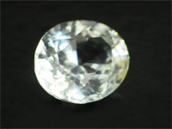 CERTIFIED WHITE SAPPHIRE UNHEATED 0.89 CTS  - SRI LANKA NATURAL GEMSTONE - Image 4