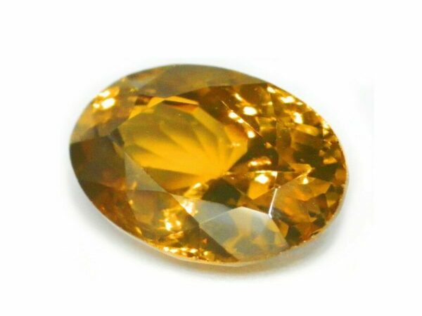 ZIRCON GOLDEN BROWN OVAL CUT 4.11 CTS - CEYLON NATURAL LOOSE GEM Clearance Sale - Image 3