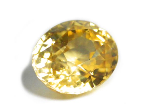 ZIRCON  MEDIUM YELLOW 2.88 Cts -  SRI LANKA NATURAL GEMSTONE - Image 2