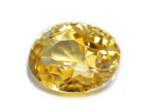 ZIRCON  MEDIUM YELLOW 2.88 Cts -  SRI LANKA NATURAL GEMSTONE - Image 3