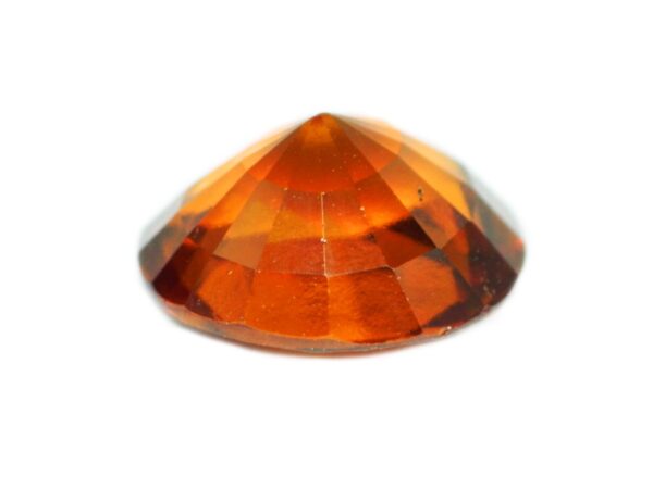 HESSONITE GARNET REDDISH ORANGE 3.25 CTS NATURAL CEYLON GEM - Image 4