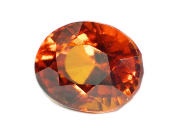 HESSONITE GARNET REDDISH ORANGE 3.57 CTS WIDELY USED IN ASTROLOGY Clearance Sale - Image 2