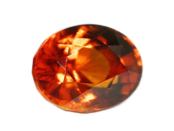 HESSONITE GARNET REDDISH ORANGE 3.57 CTS WIDELY USED IN ASTROLOGY Clearance Sale - Image 4