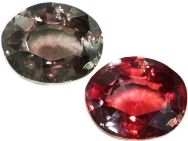 GARNET COLOR CHANGE 0.54 Cts NATURAL SRI LANKA LOOSE GEM 20117