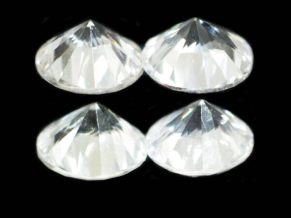 WHITE SAPPHIRE 4 Pcs 1.62 Cts NATURAL SRI LANKA LOOSE GEMSTONE 20235 - Image 2