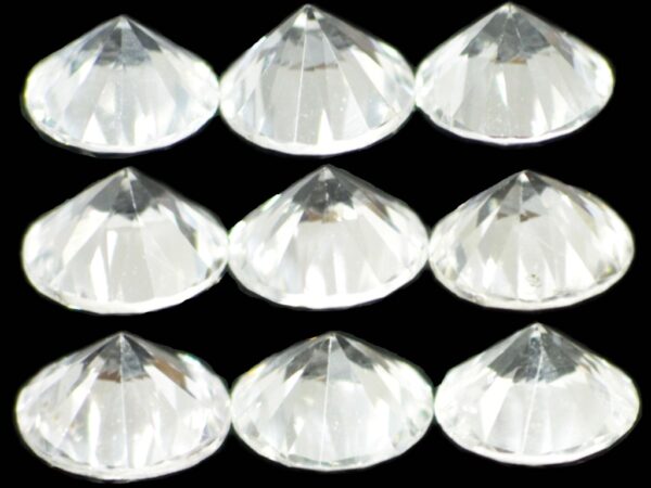 WHITE SAPPHIRE 9 Pcs 1.97 Cts NATURAL SRI LANKA LOOSE GEMSTONE 20236 - Image 3