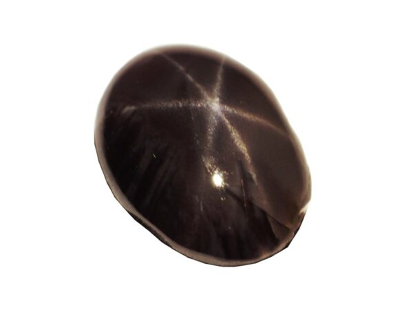 DARK GREY SPINEL 6 RAY STAR 4.48 Cts OVAL NATURAL CEYLON LOOSE GEMSTONE 20474 - Image 3