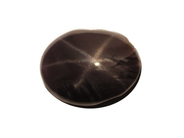 DARK GREY SPINEL 6 RAY STAR 4.48 Cts OVAL NATURAL CEYLON LOOSE GEMSTONE 20474