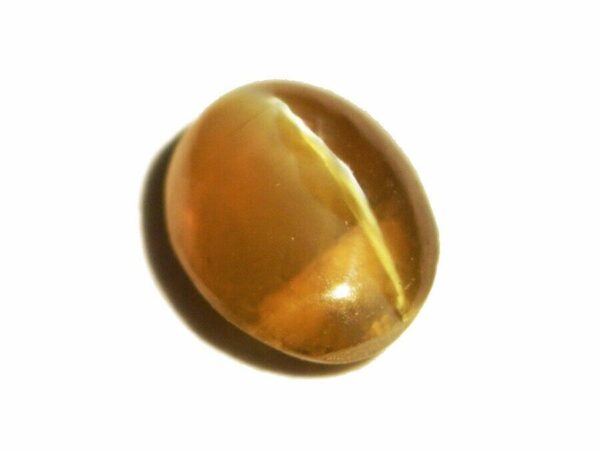 CHRYSOBERYL CATS EYE  HONEY BROWN 0.61 Cts NATURAL SRI LANKA LOOSE GEM - 20797 - Image 3