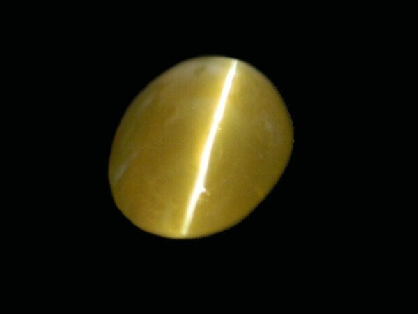 CHRYSOBERYL CATS EYE 0.58 Cts NATURAL SRI LANKA LOOSE GEMSTONE - 20816 - Image 4