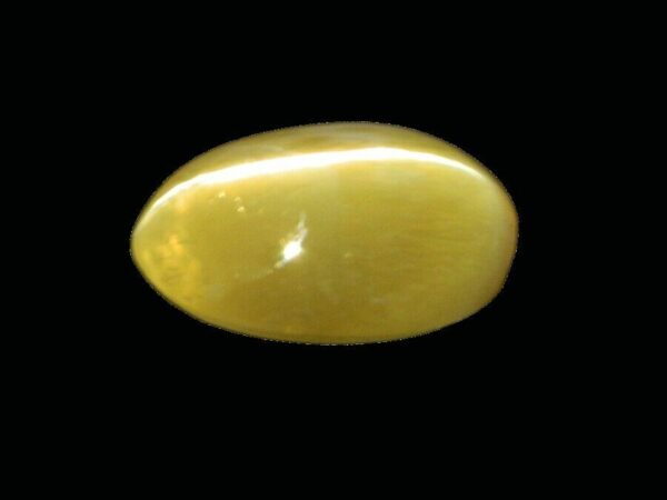 CHRYSOBERYL CATS EYE 0.58 Cts NATURAL SRI LANKA LOOSE GEMSTONE - 20816 - Image 3