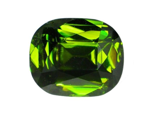 ZIRCON DEEP GREEN 3.27 Cts - NATURAL SRI LANKA LOOSE GEMSTONE 21347