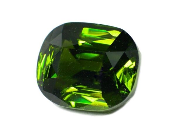 ZIRCON DEEP GREEN 3.27 Cts - NATURAL SRI LANKA LOOSE GEMSTONE 21347 - Image 2