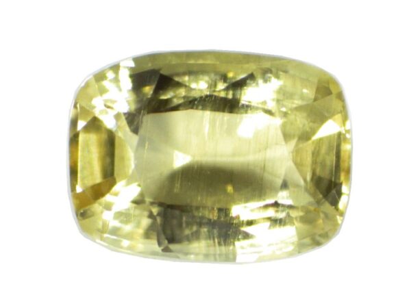 BERYL YELLOW 1.68 Cts NATURAL SRI LANKA LOOSE GEMSTONE 21377