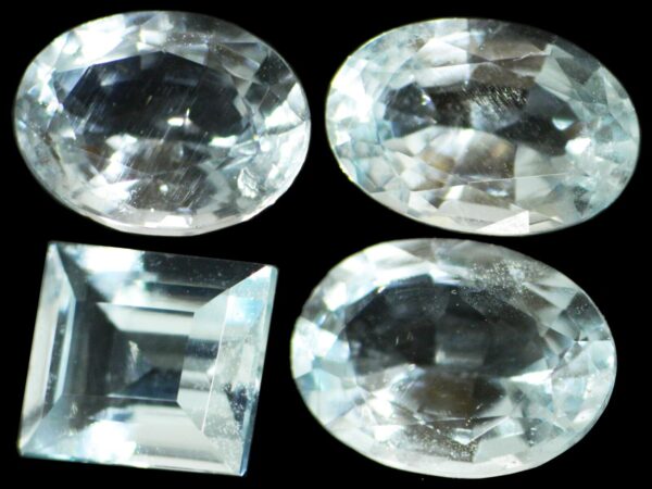 AQUAMARINE 4 PCS 4.13 Cts NATURAL SRI LANKA LOOSE GEMSTONE - 21398 - Image 4