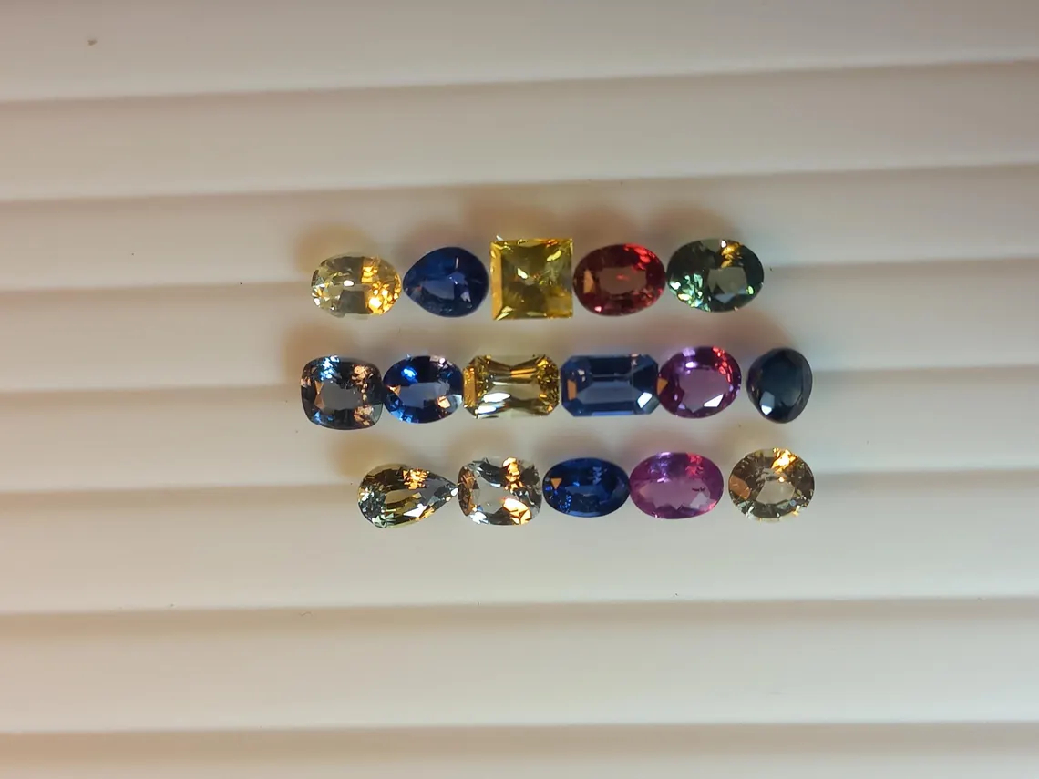 Sapphire Lot 16 Pcs Natural Gemstones – 10.53 Cts | Just 22 USD Per Carat Terrific Bargain! - Image 6