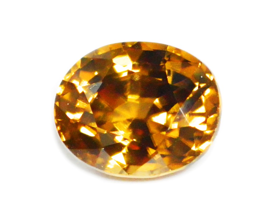 Golden Brown Zircon 2.36 Cts Natural Sri Lanka Loose Gemstone 18460