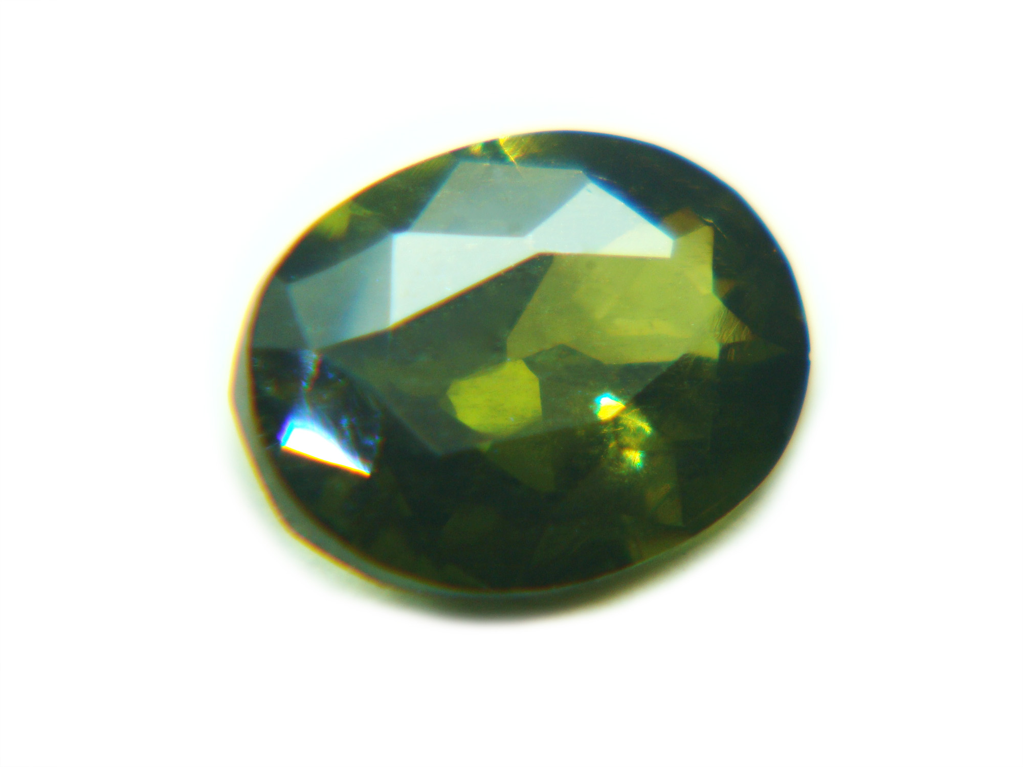 Deep Green Zircon 1.35 Cts Natural Sri Lanka Loose Gemstone 21546 - Image 2