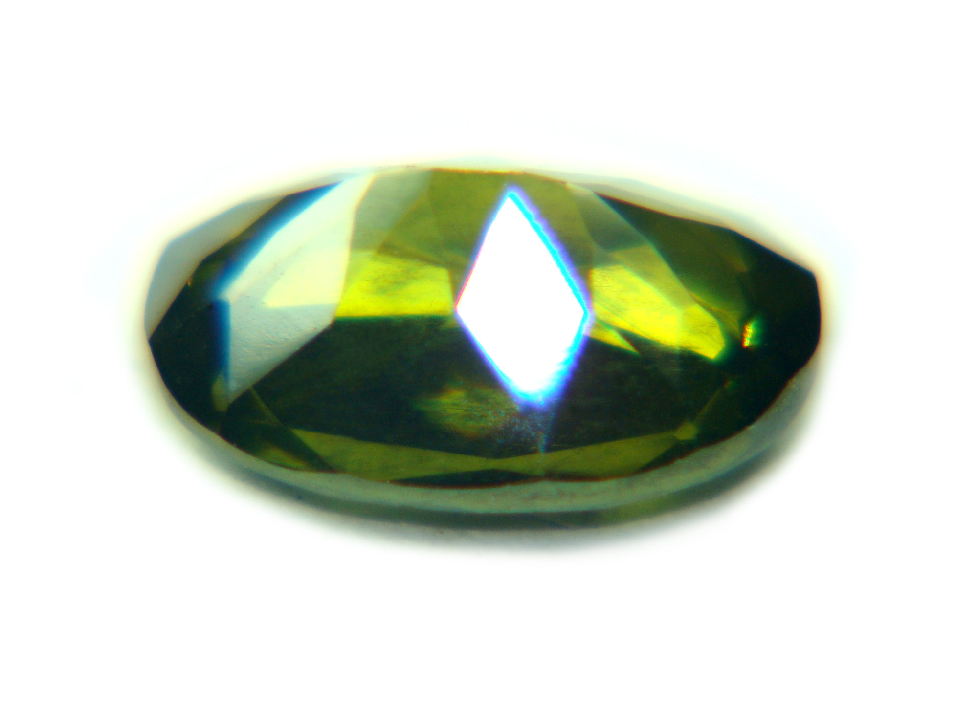 Deep Green Zircon 1.35 Cts Natural Sri Lanka Loose Gemstone 21546 - Image 3