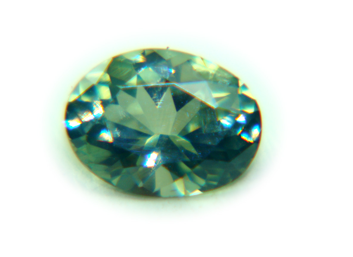 GREEN SAPPHIRE 0.70 CTS SRI LANKA NATURAL GEMSTONE 21573