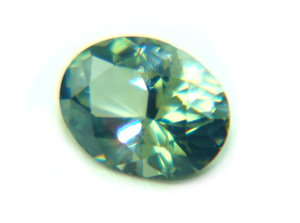 GREEN SAPPHIRE 0.70 CTS SRI LANKA NATURAL GEMSTONE 21573 - Image 2