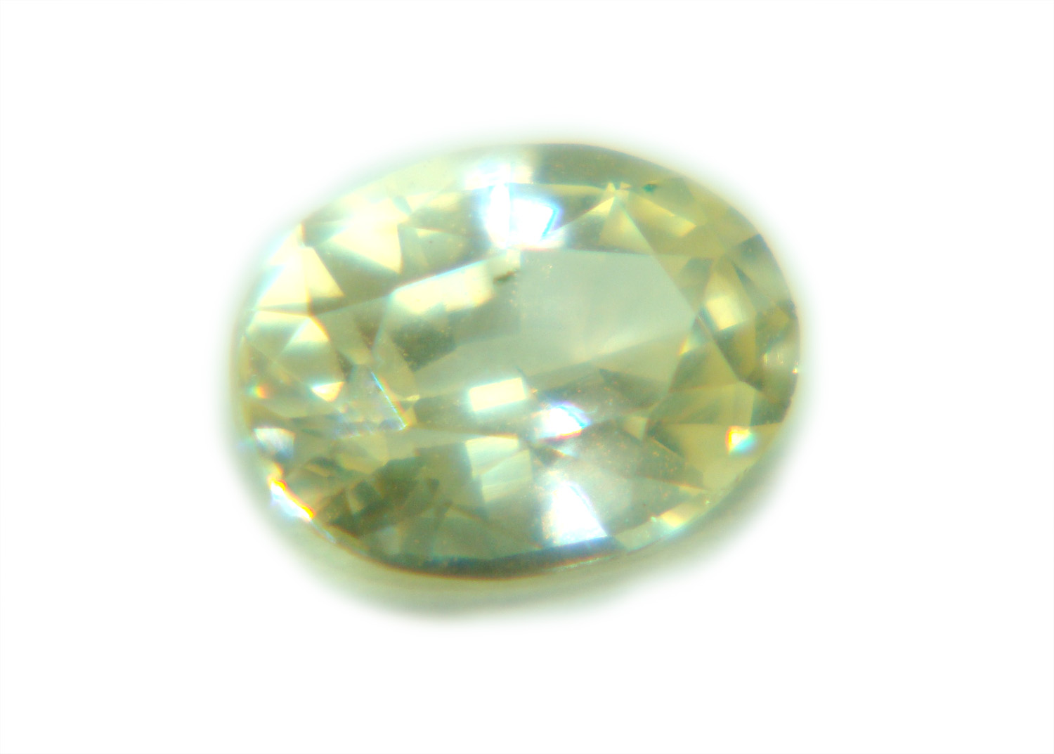 Yellow Sapphire 0.61 Cts Oval Eye Clean Natural Sri Lanka Loose Gemstone - 21577 - Image 2