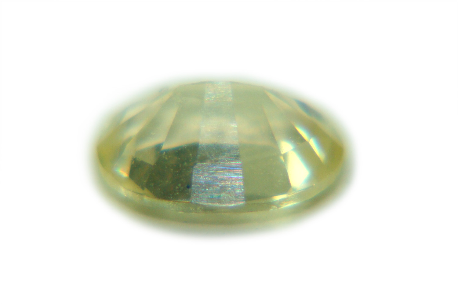 Yellow Sapphire 0.61 Cts Oval Eye Clean Natural Sri Lanka Loose Gemstone - 21577 - Image 3